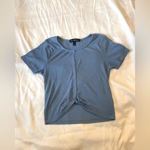 Blue crop top by Derek 🤍 Heart. Size Large.